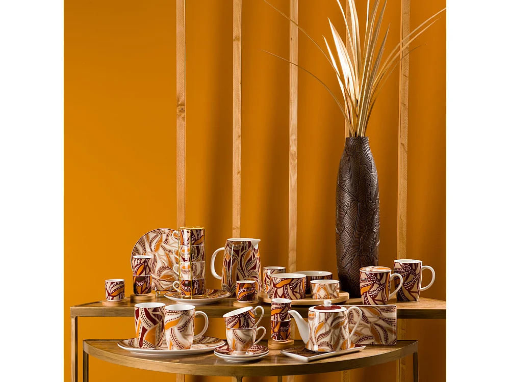 Coffret de 6 assiettes à dessert Bettina