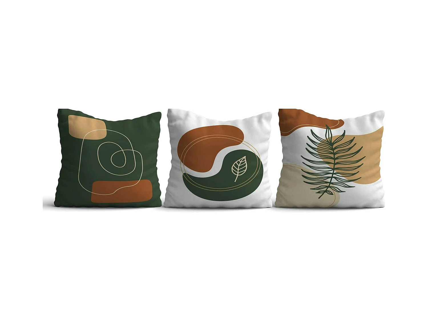 Coussin déco moderne – motifs abstraits (lot de 3) IZMIR