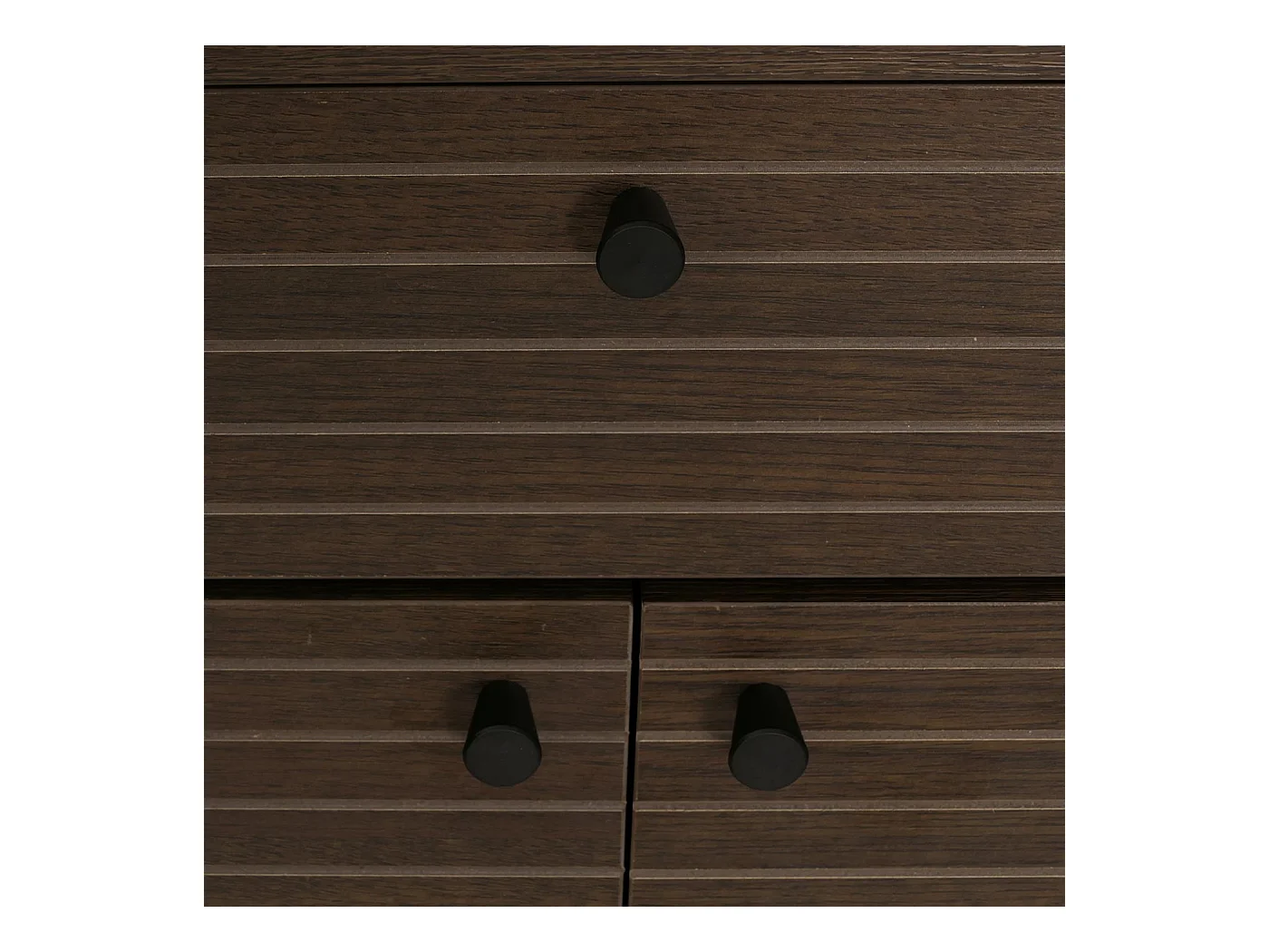 Scarpiera MCW-N78, mobile portascarpe, stile scandinavo metallo legno melamina MVG 115x80x35cm ~ marrone scuro