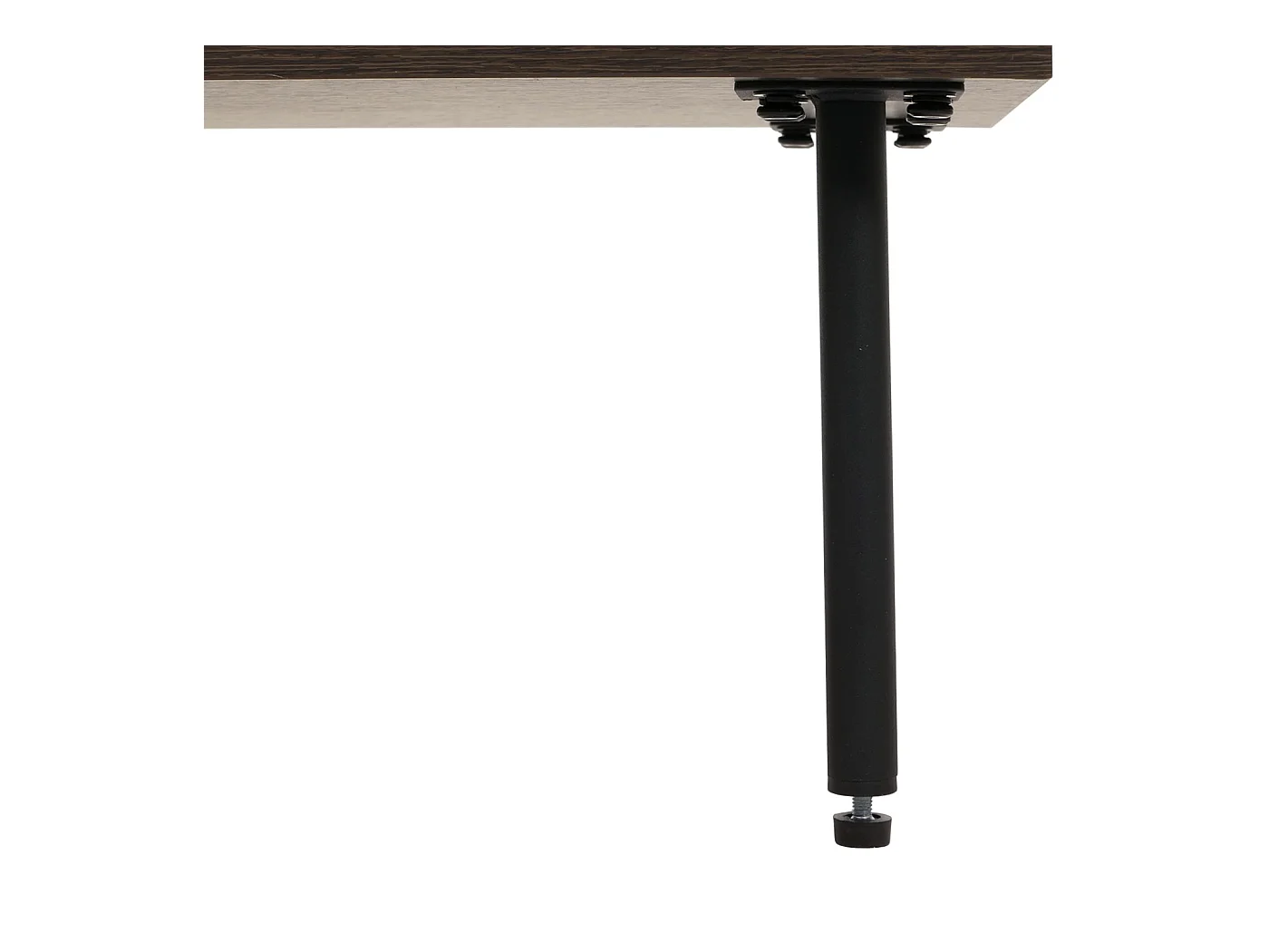 Scarpiera MCW-N78, mobile portascarpe, stile scandinavo metallo legno melamina MVG 115x80x35cm ~ marrone scuro