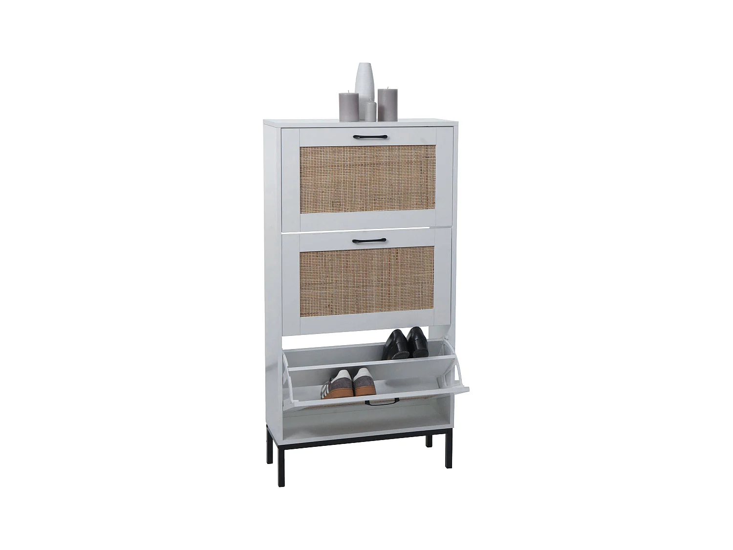 Armoire à chaussures MCW-N92,  blanc
