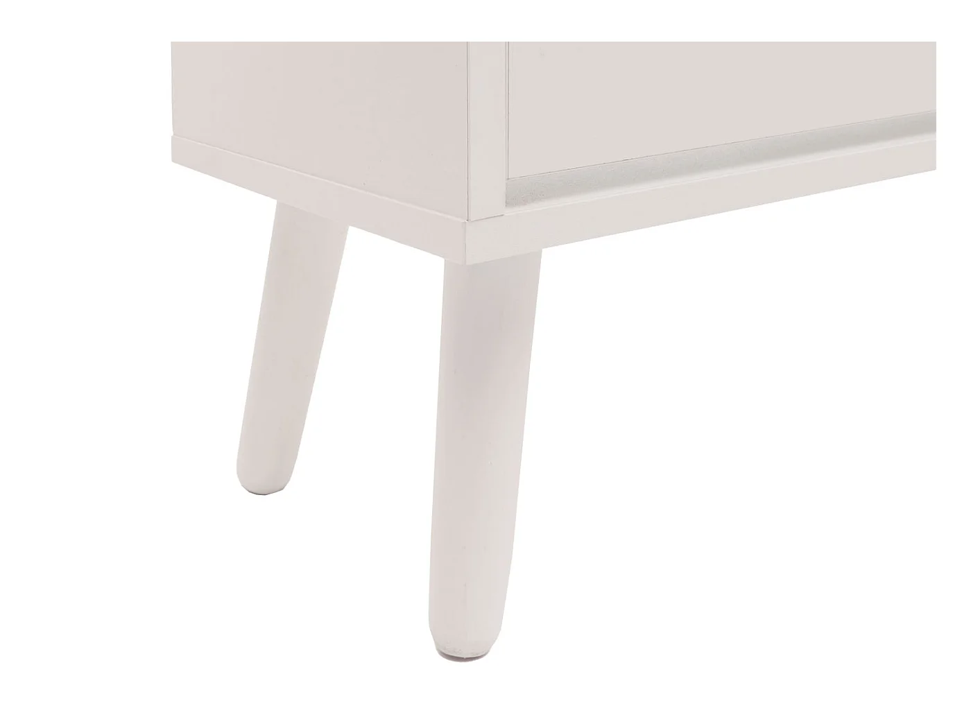 Porta-sapatos de rotim MCW-M37,  branco