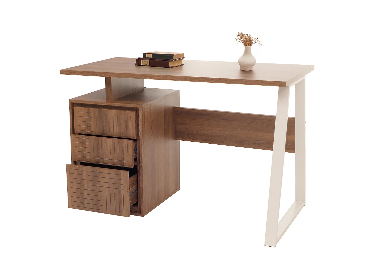 Schreibtisch MCW-O32, Braun