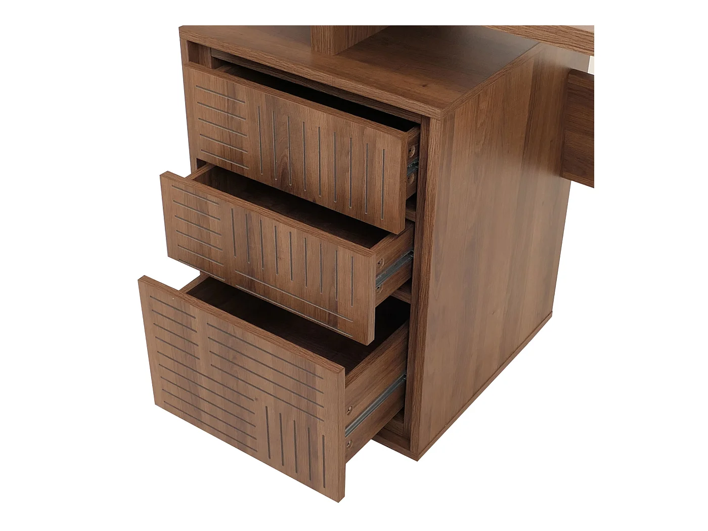 Schreibtisch MCW-O32, Braun