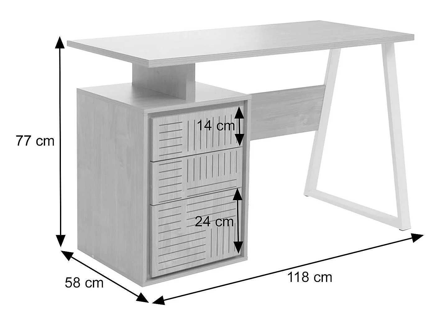 Bureau MCW-O32,  brun