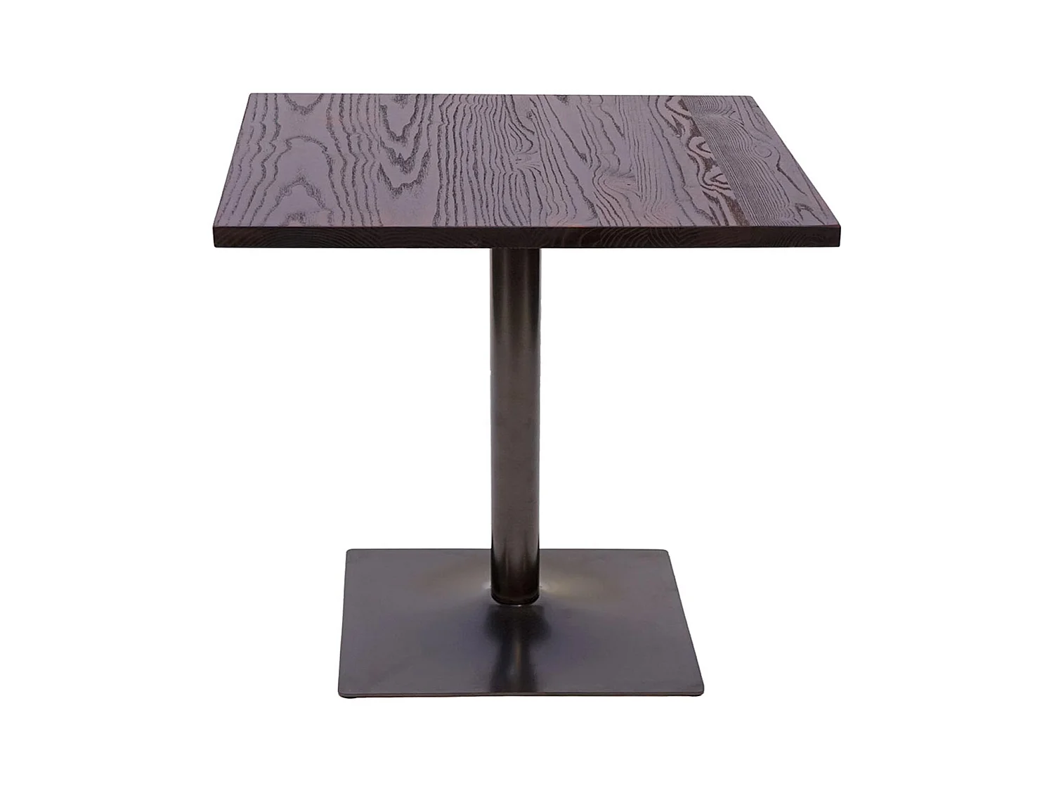 Table de bistrot MCW-H10,  brun foncé