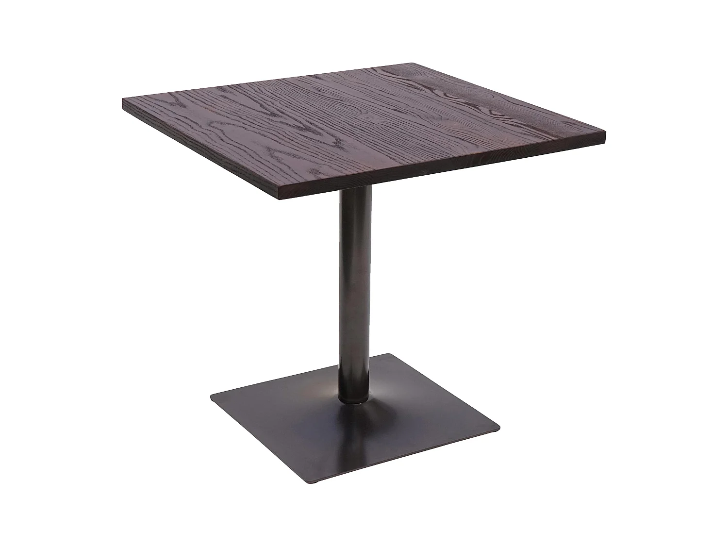 Table de bistrot MCW-H10,  brun foncé