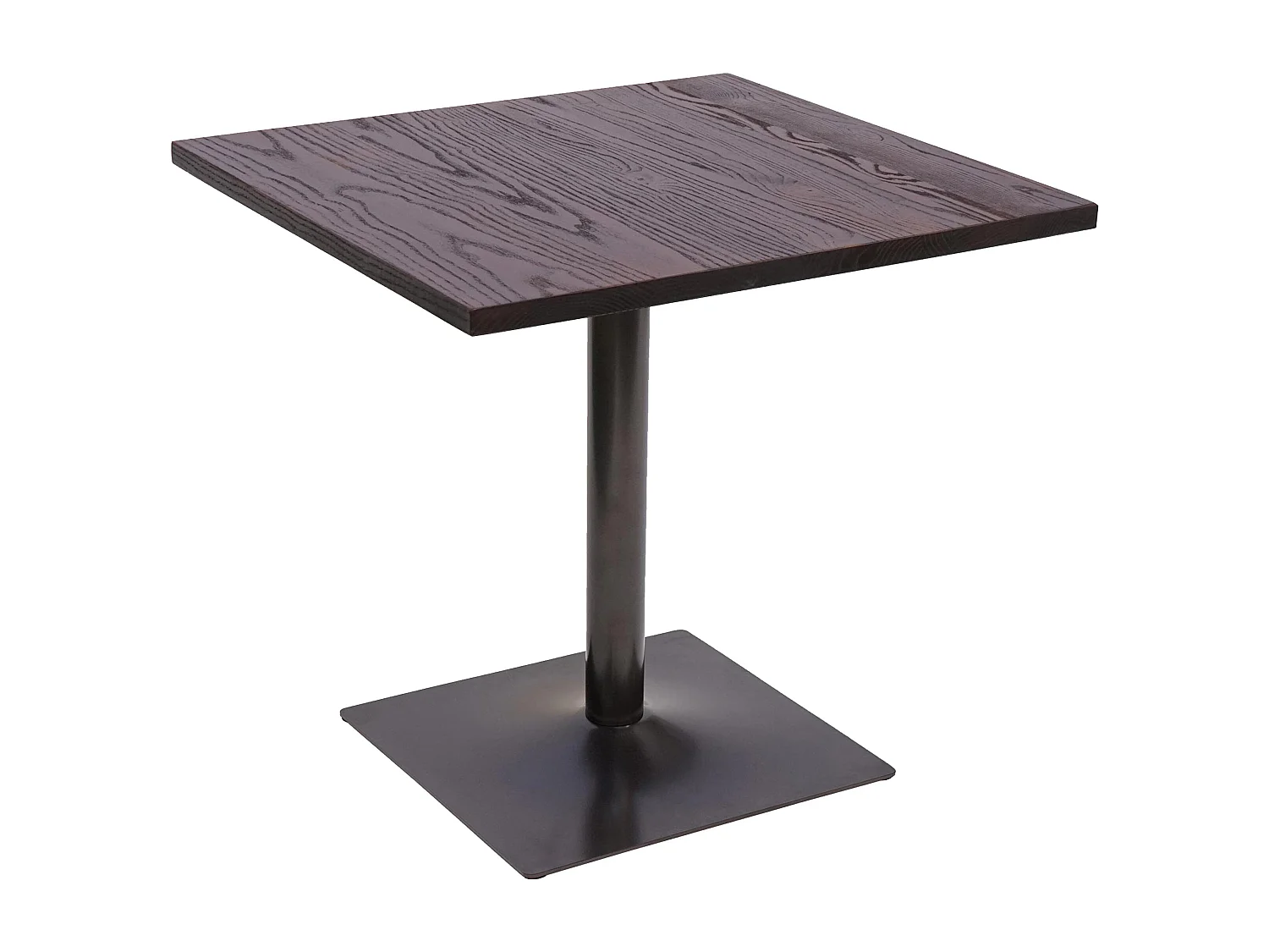 Table de bistrot MCW-H10,  brun foncé