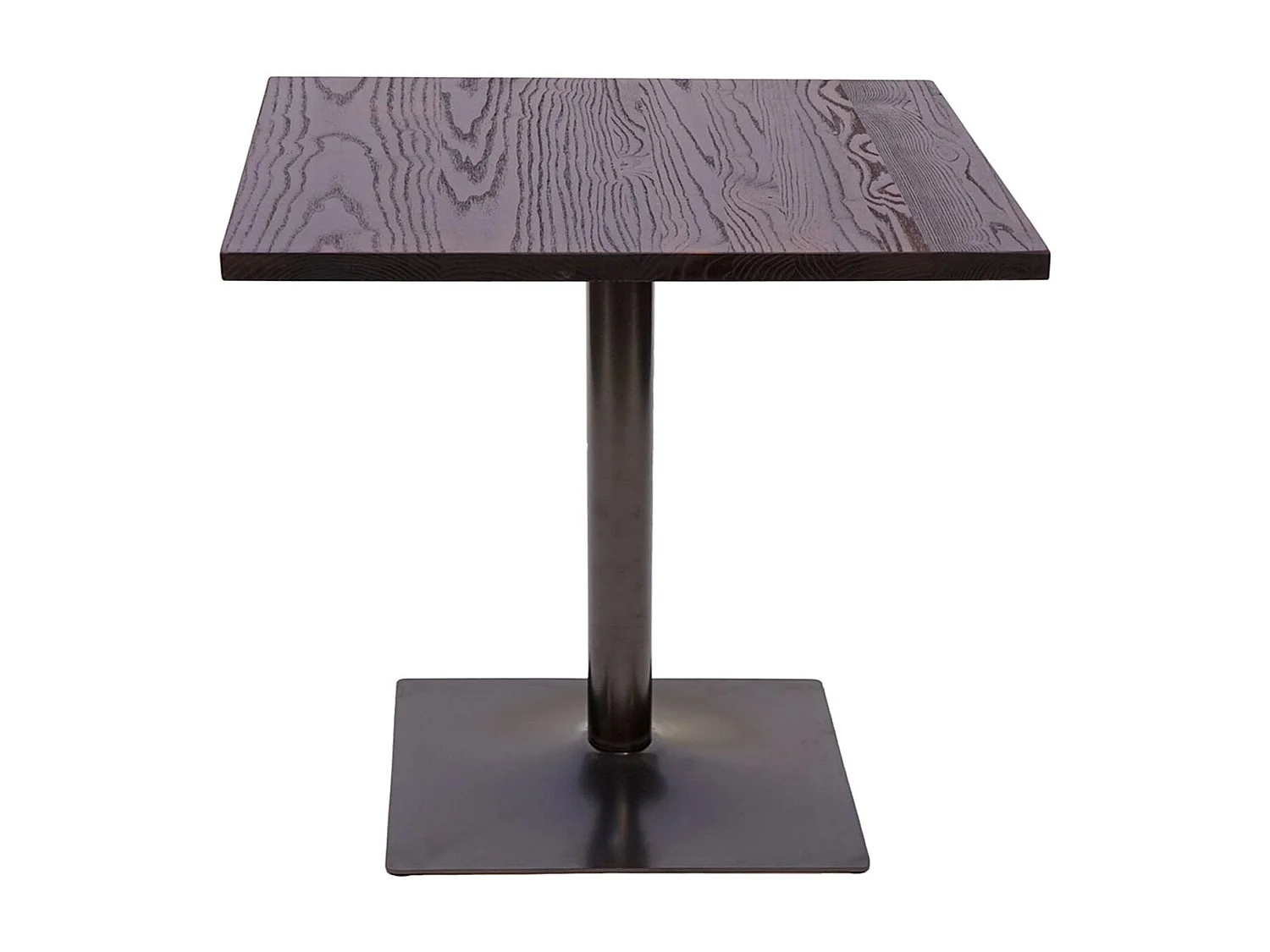 Table de bistrot MCW-H10,  brun foncé