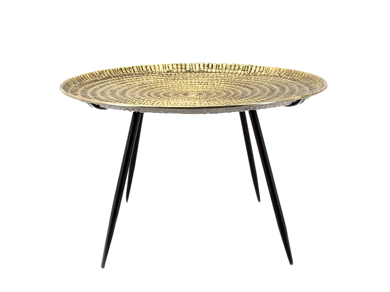 Selette métal doré 70x44cm