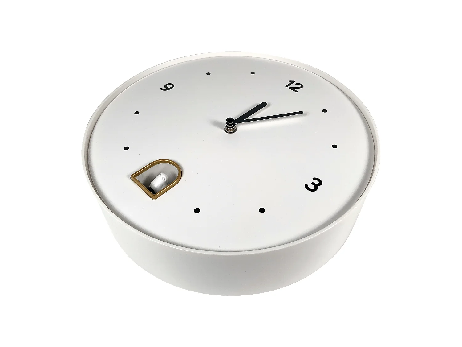 Horloge coucou rond blanc 30cm