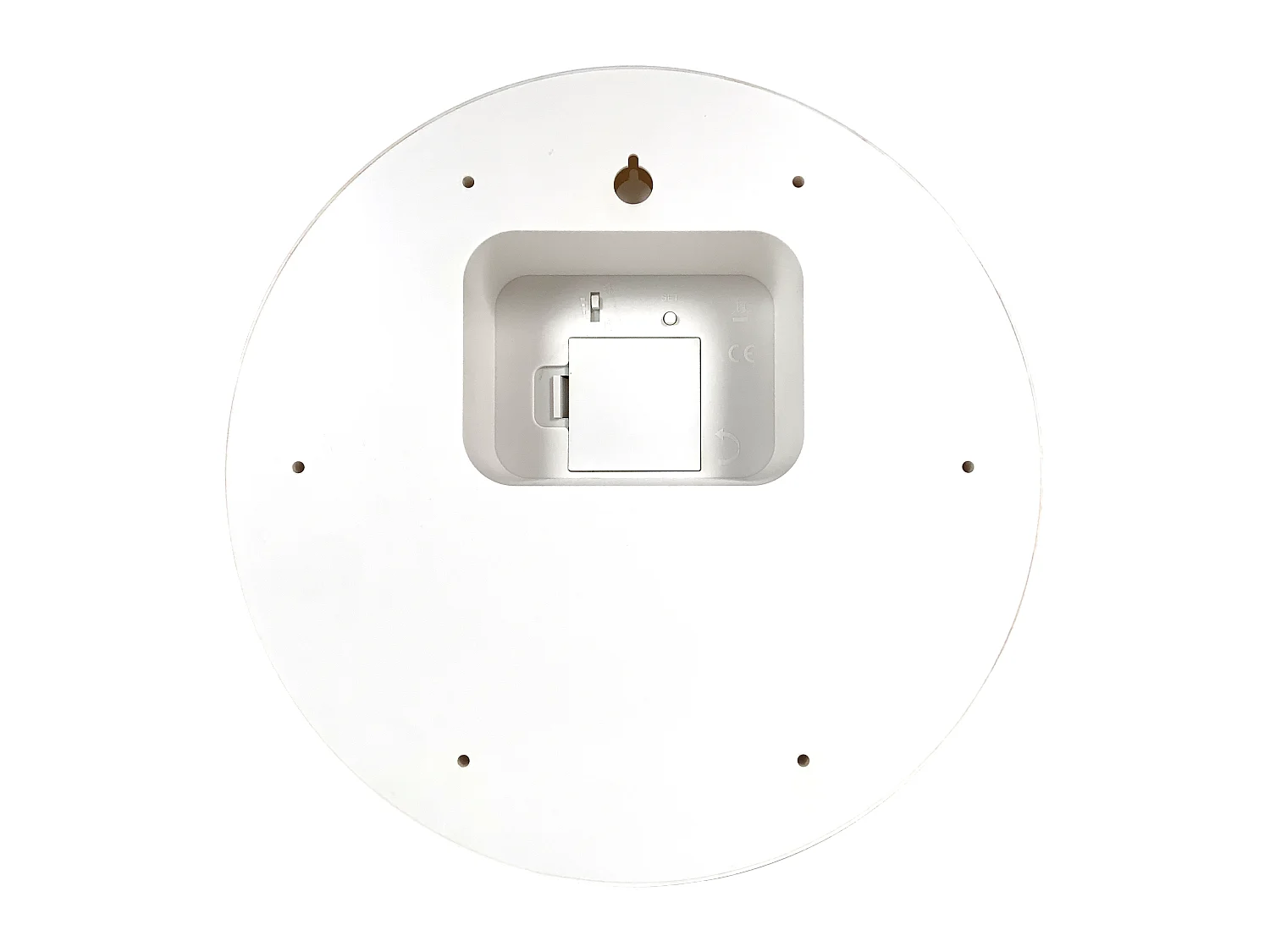 Horloge coucou rond 30cm Blanc
