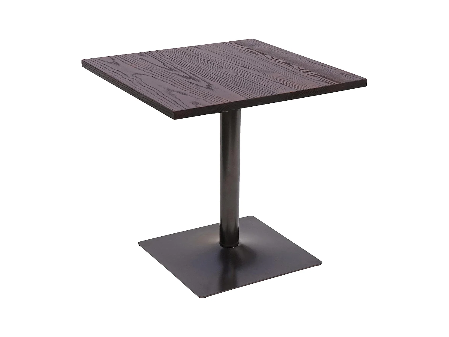 Table de bistrot MCW-H10,  brun foncé