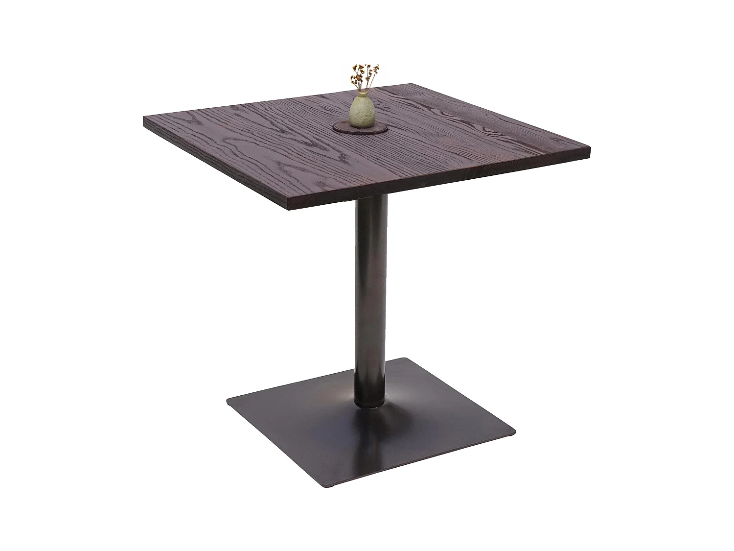 Mesa de bistrô MCW-H10,  castanho escuro