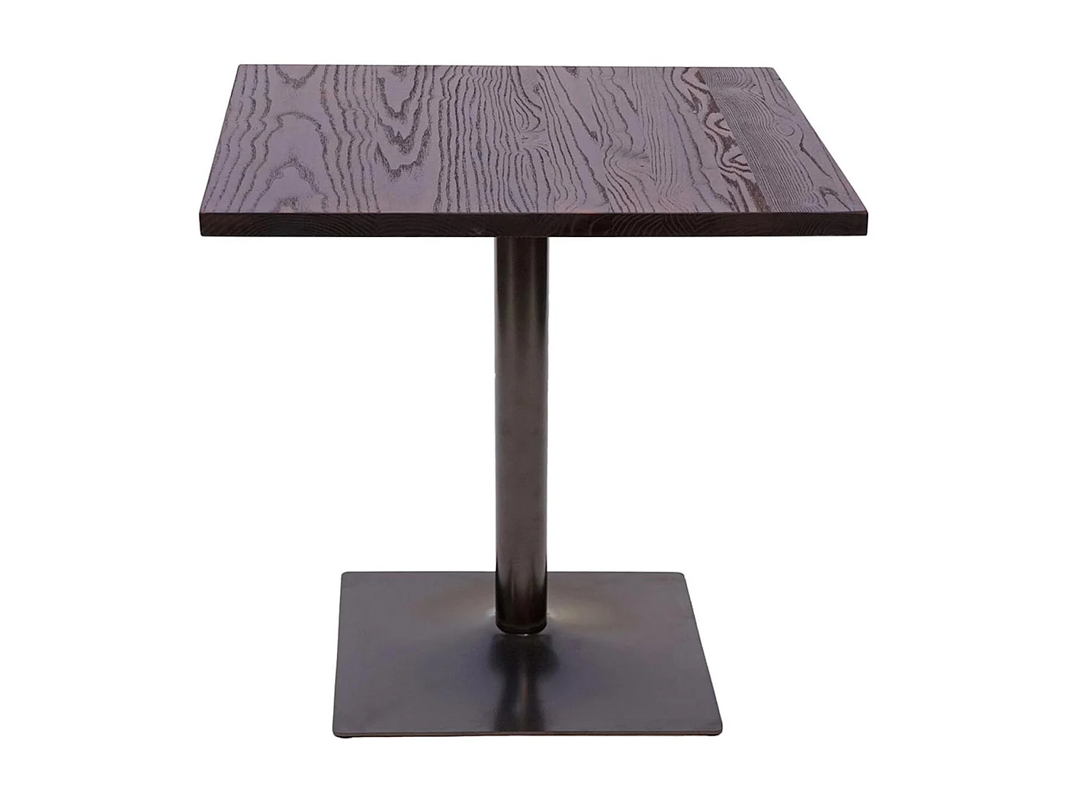 Table de bistrot MCW-H10,  brun foncé