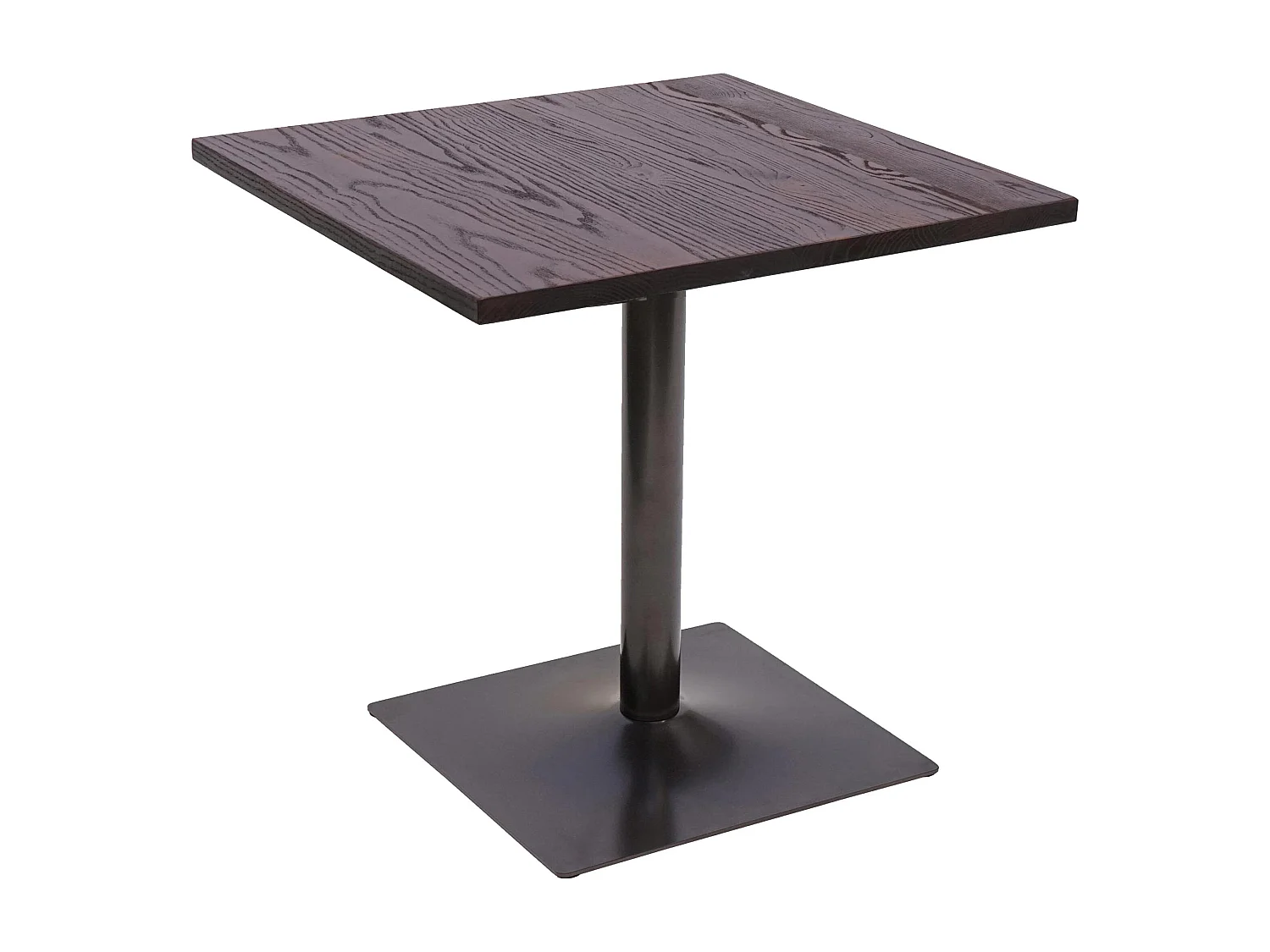 Table de bistrot MCW-H10,  brun foncé