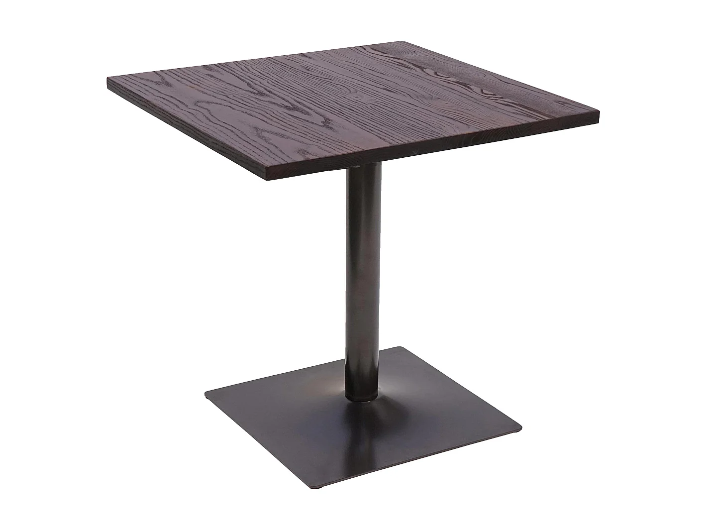 Table de bistrot MCW-H10,  brun foncé
