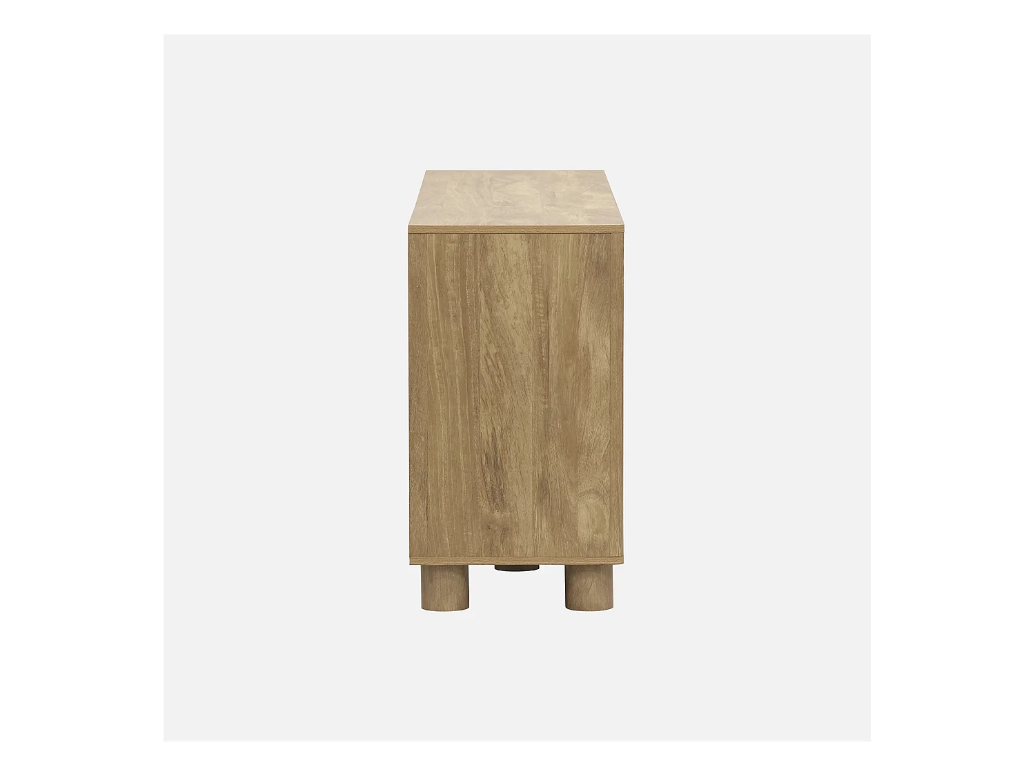 Credenza esotica effetto legno di mango 4 ante 155cm, albero di mango