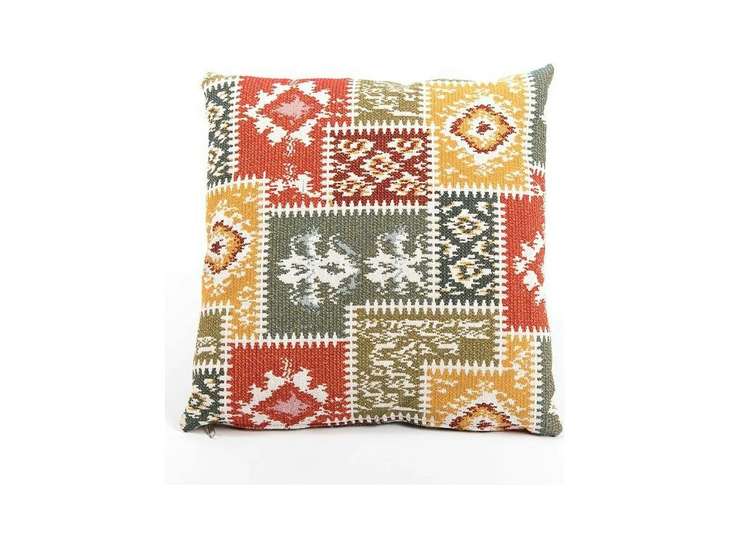 Coussin ethnique – motif patchwork multicolore IZMIR