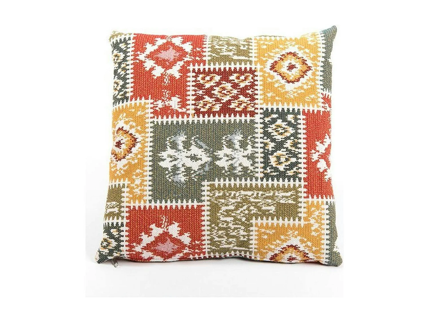 Coussin ethnique – motif patchwork multicolore IZMIR