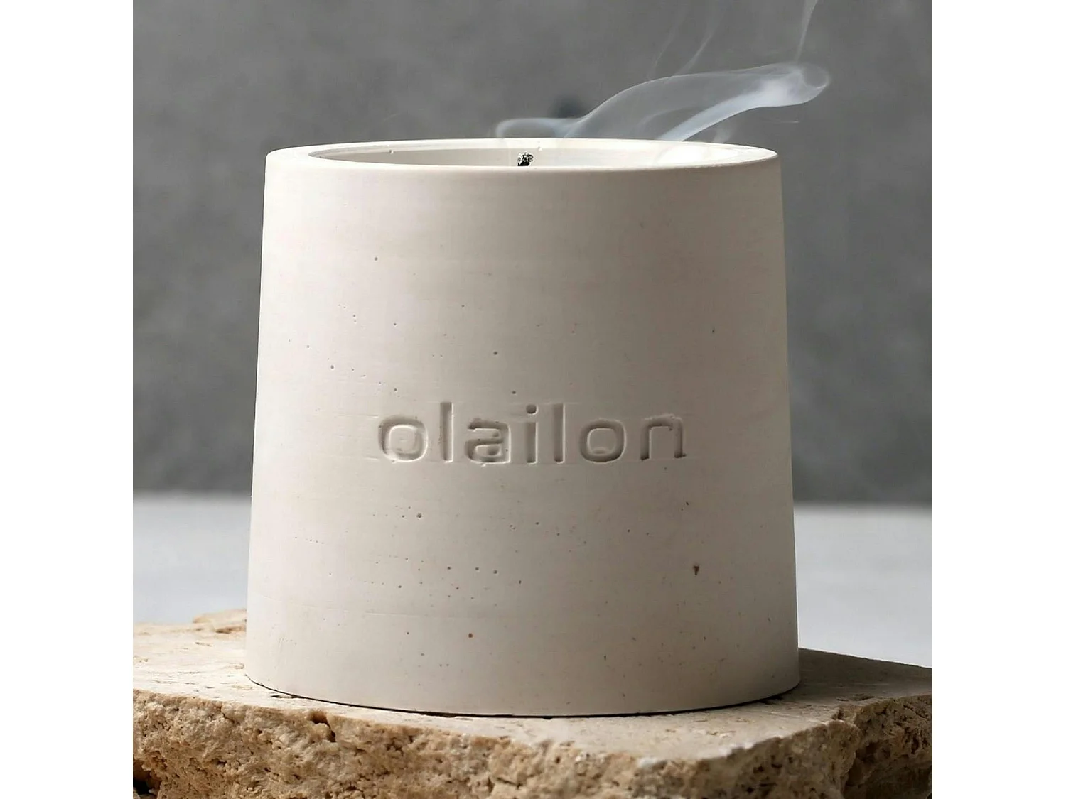 Bougie parfumée blanche – vanille et rose