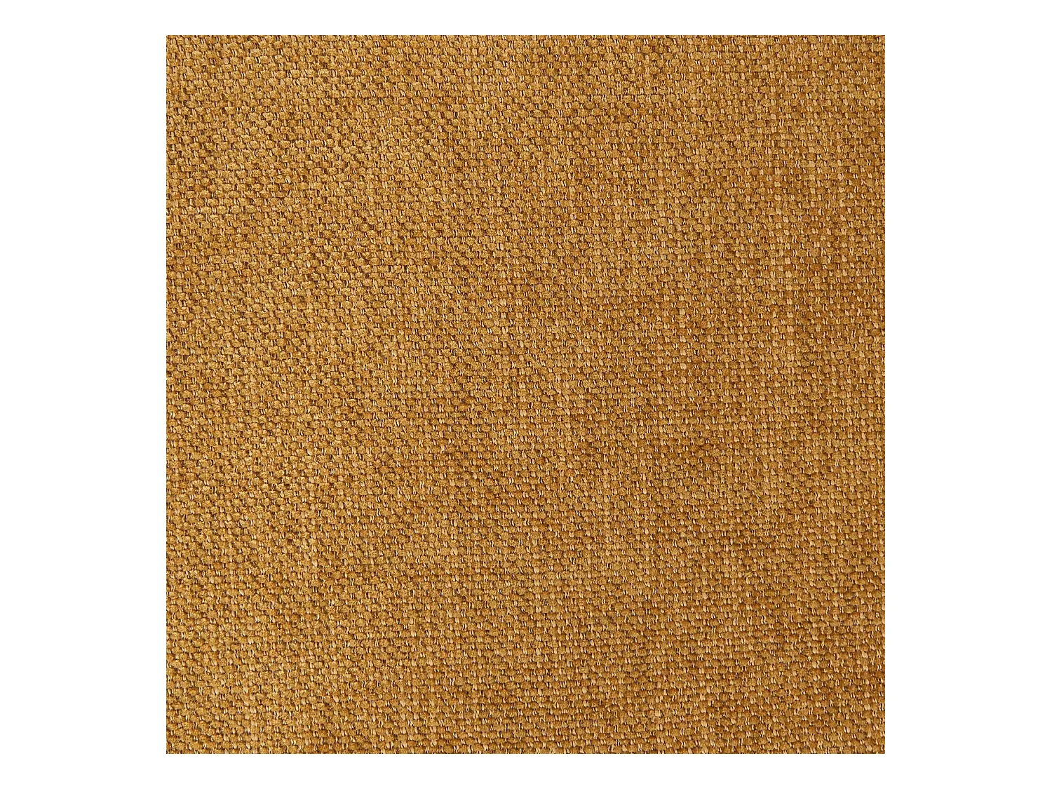 Sofá desenfundable de tela lisa de 2 plazas ocre