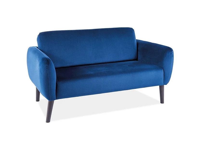 Sofa ELSA VELVET granatowa dwuosobowa