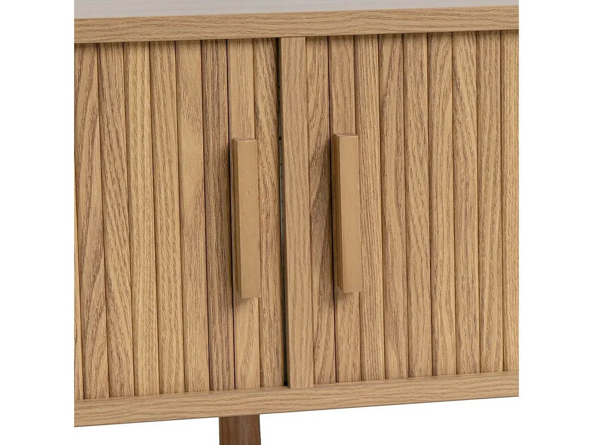 Table basse, table de salon en bois coloris naturel - Longueur 120 x Profondeur 60 x Hauteur 41 cm