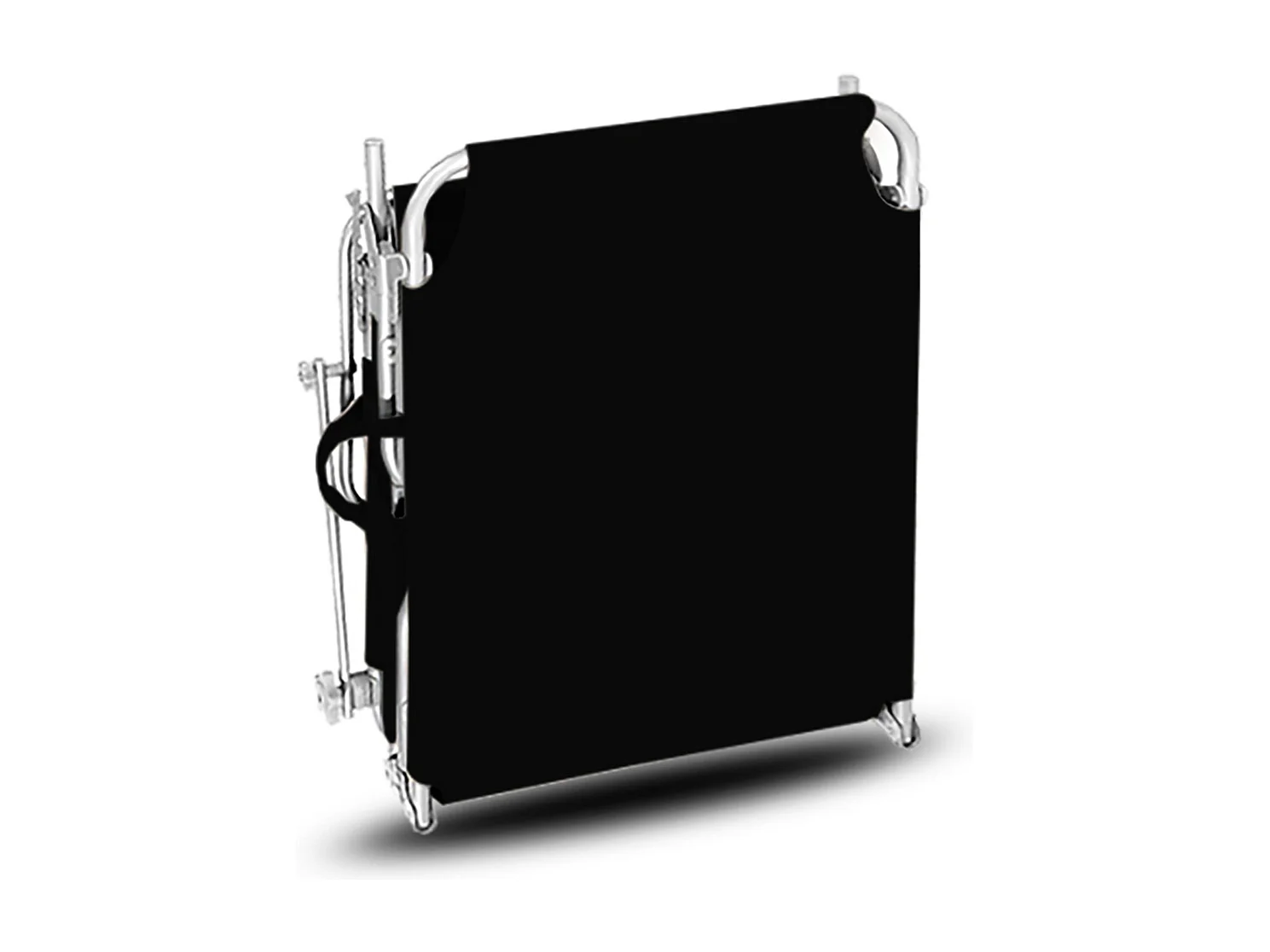 Lot de 2 Transat Chaise longue pliante Bain de soleil coloris Noir  avec Pare-soleil - Longueur 187 x Profondeur 56 x Hauteur 26 cm