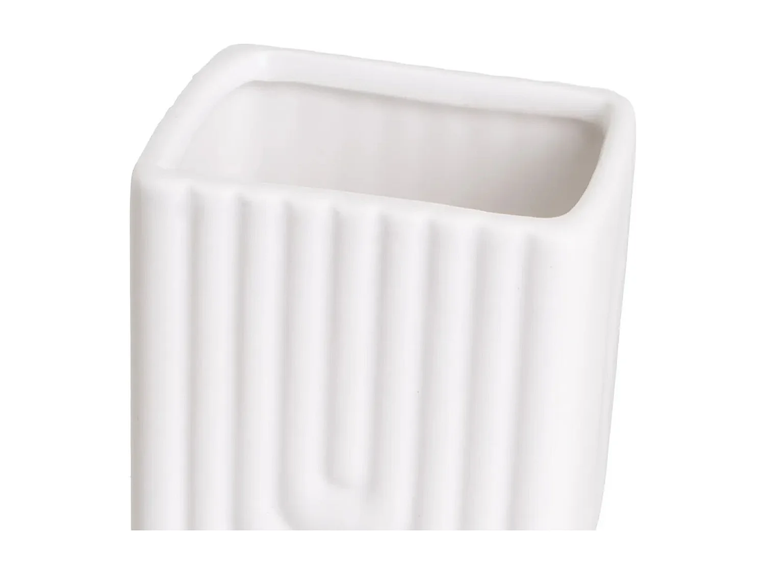 Set d'accessoires de salle de bain 3 pièces en céramique coloris blanc