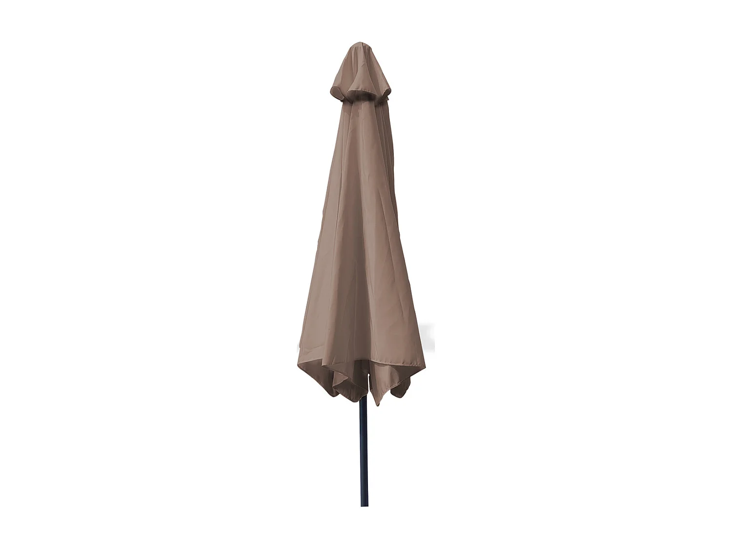 Parasol droit rectangulaire coloris Taupe 180gr Protection UV50+ - Longueur 300 x Largeur 200 x Hauteur 245 cm