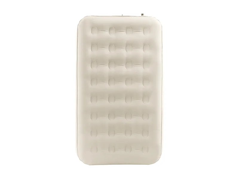 Matelas Gonflable SucceBuy pour 1 Personne avec Cadre et Pompe, Lit de Camping Gonflable de 136 kg