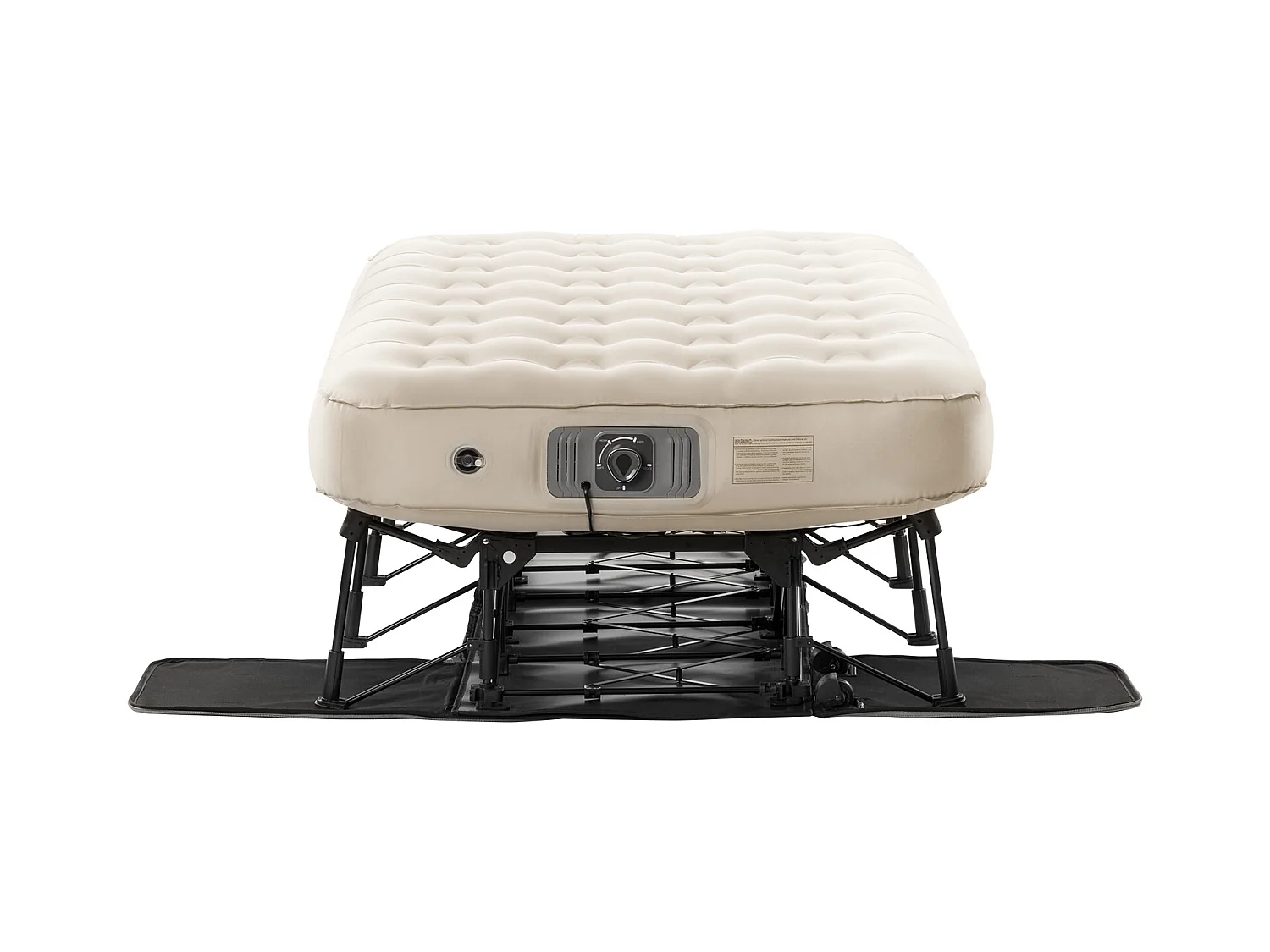 Colchão Insuflável SucceBuy para 1 Pessoa com Estrutura e Bomba, Cama de Campismo Insuflável de 136 kg