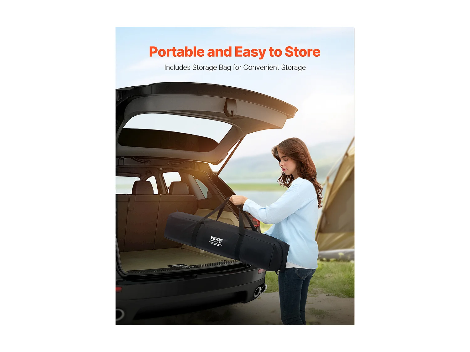 Matelas Gonflable SucceBuy pour 1 Personne avec Cadre et Pompe, Lit de Camping Gonflable de 136 kg