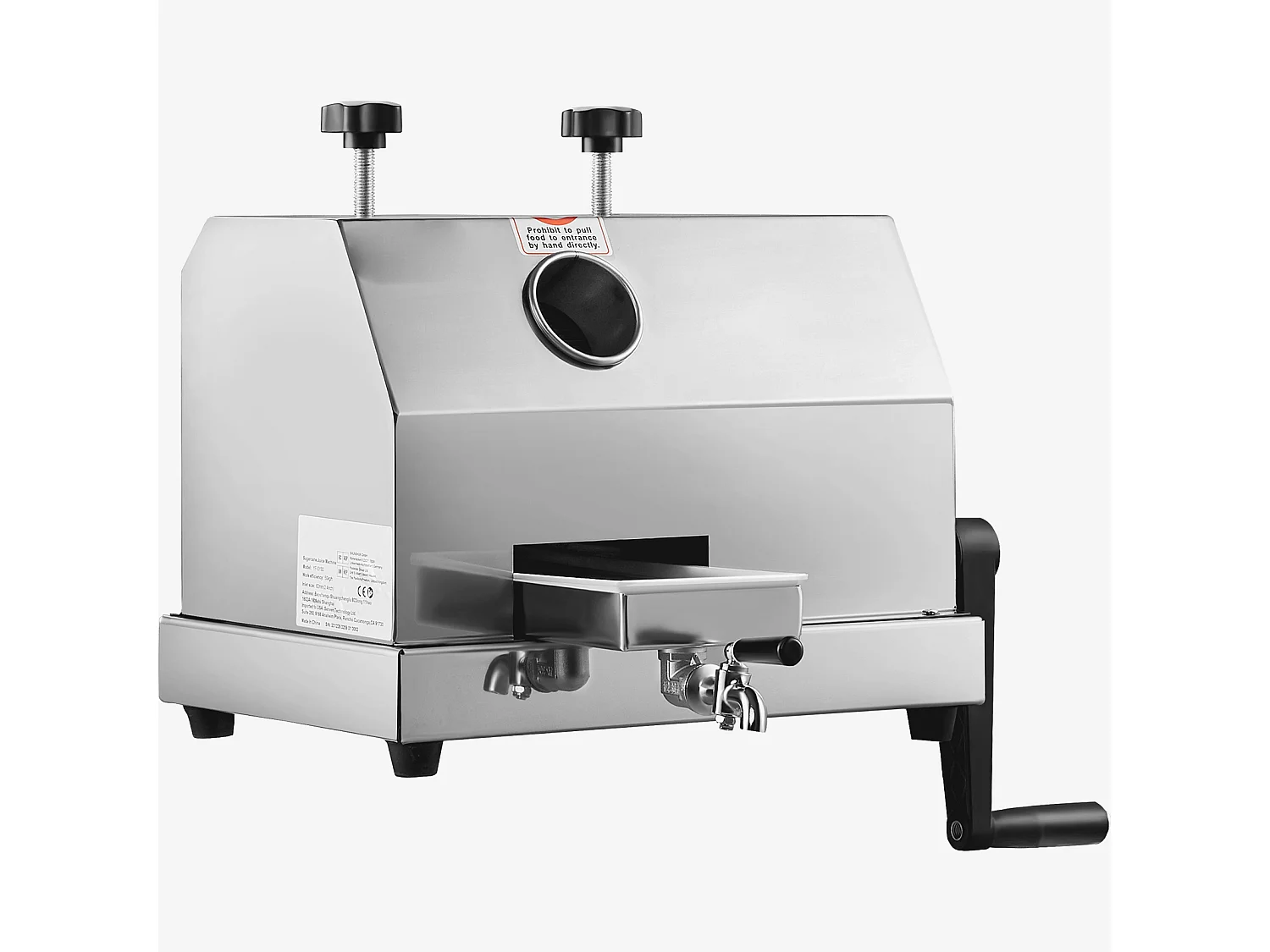 Extracteur de Jus de Canne à Sucre SucceBuy, Capacité de 50kg/h, 3 Rouleaux, Extracteur de Jus Manuel