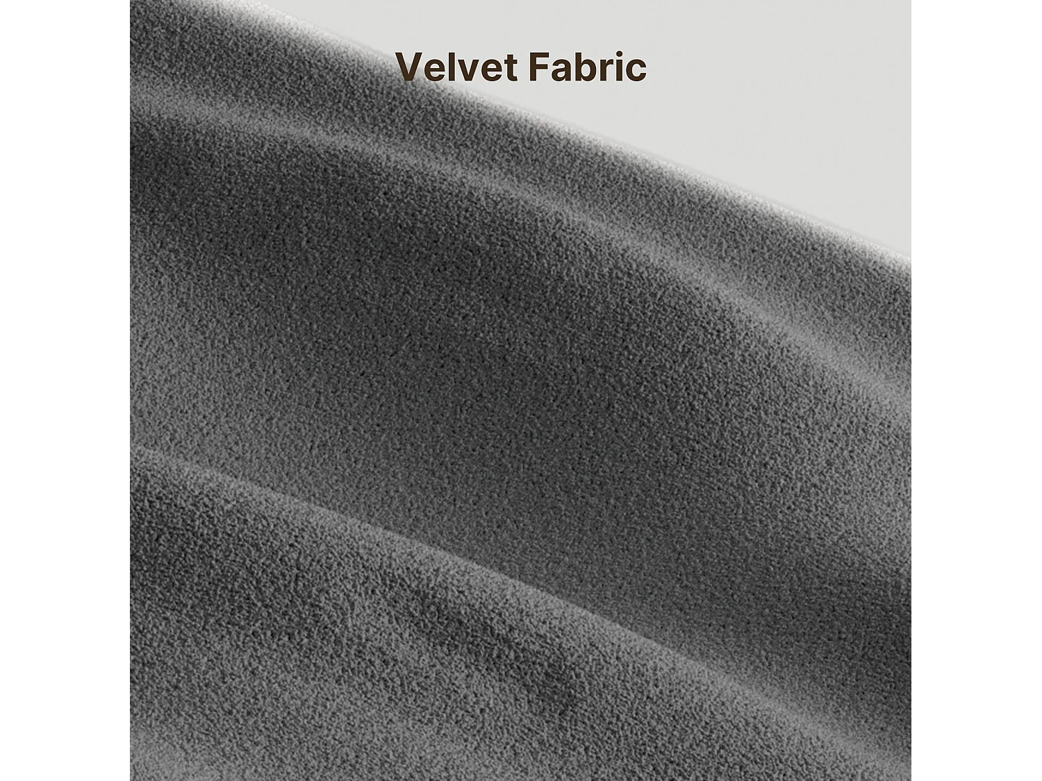 Canapé convertible Bealife 150x82 cm - Tissu chenille crème/gris foncé