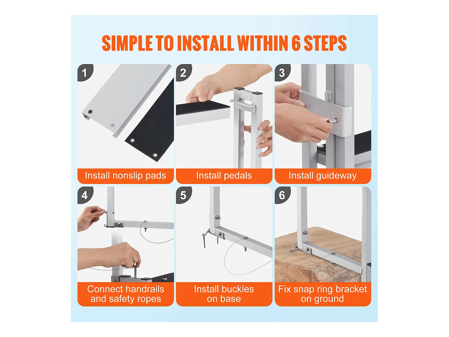 Échelle de Quai en Aluminium SucceBuy, Hauteur Réglable de 140 à 170 cm, 4 Marches pour Bateaux