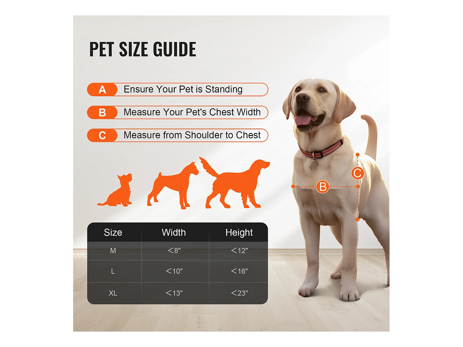 Glazen Schuifdeur SucceBuy voor Honden, in Hoogte Verstelbaar van 1927 - 2049 mm, M