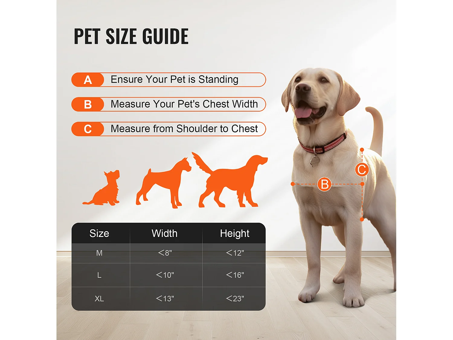 Porte Coulissante en Verre pour Chien SucceBuy, Hauteur Réglable de 1927 - 2049 mm, M