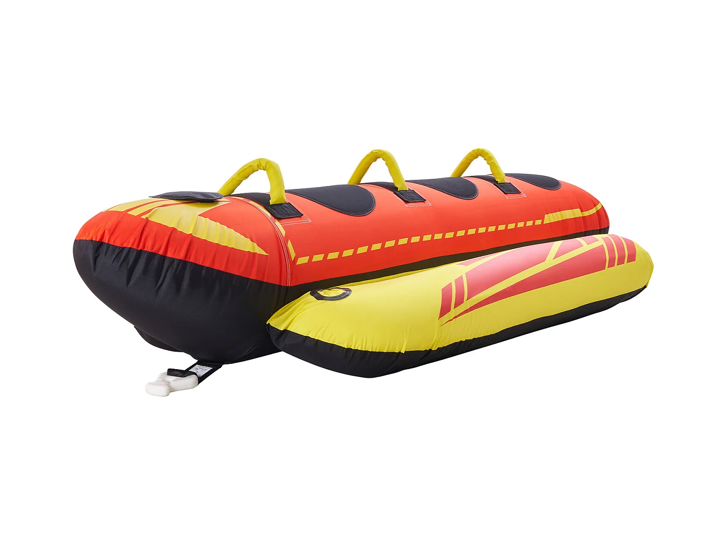 Bouée Tractée Gonflable SucceBuy, Tube de Sport Nautique Gonflable pour 1 à 3 Passagers, Capacité de 231 kg