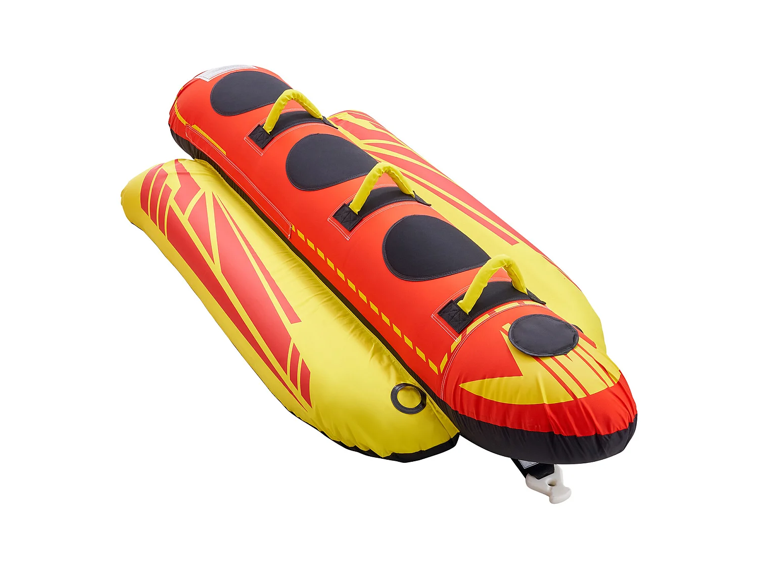 Bouée Tractée Gonflable SucceBuy, Tube de Sport Nautique Gonflable pour 1 à 3 Passagers, Capacité de 231 kg