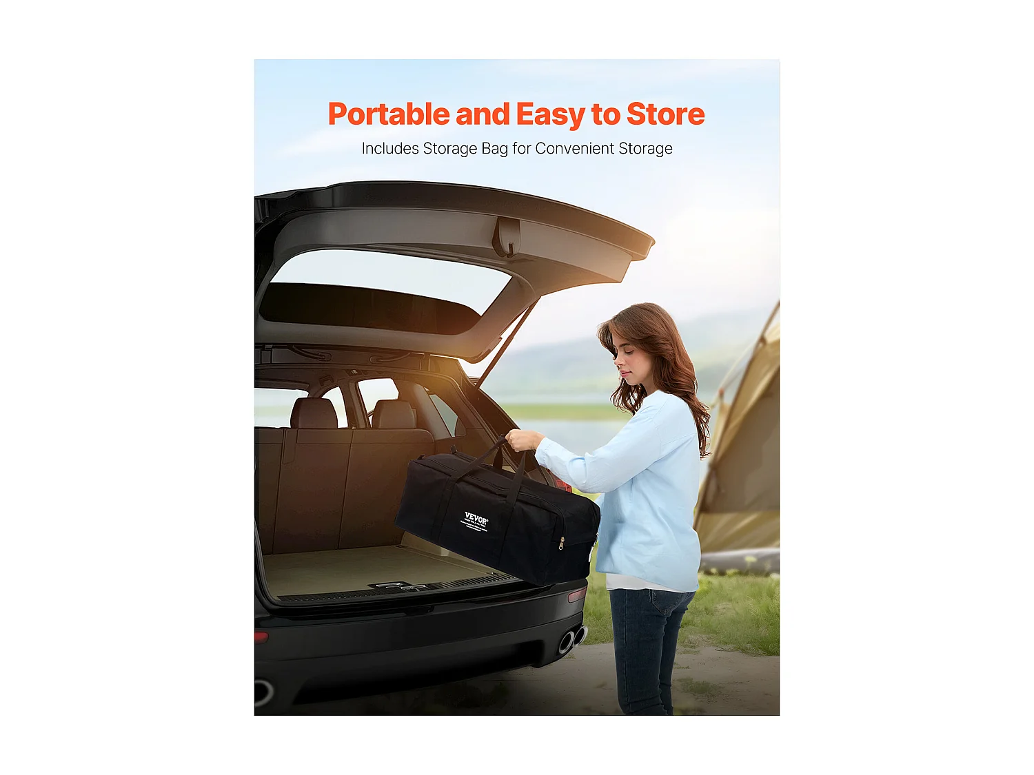 Matelas Gonflable SucceBuy pour 2 Personne avec Cadre et Pompe, Lit de Camping Gonflable de 272 kg