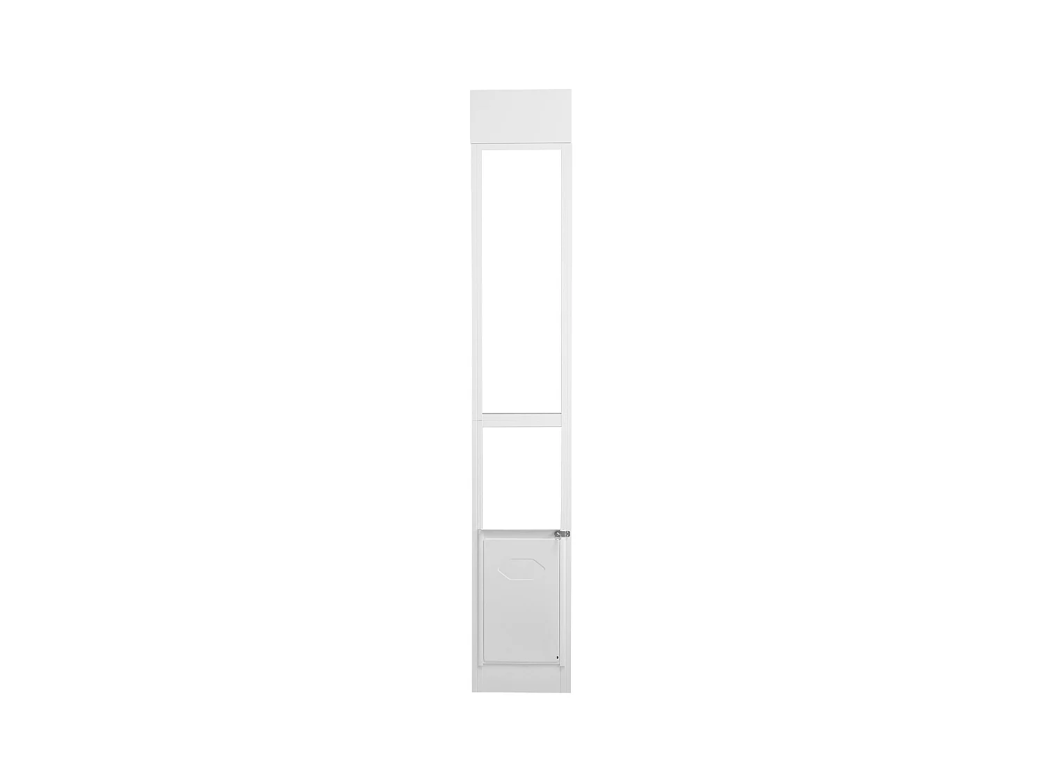 Glasschiebetür SucceBuy für Hunde, Höhenverstellbar von 1927 bis 2049 mm, L