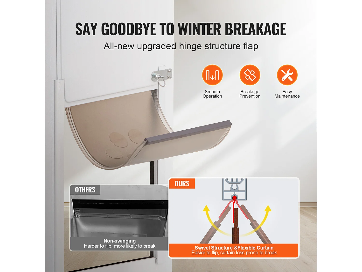 Porte Coulissante en Verre pour Chien SucceBuy, Hauteur Réglable de 1927 - 2049 mm, L