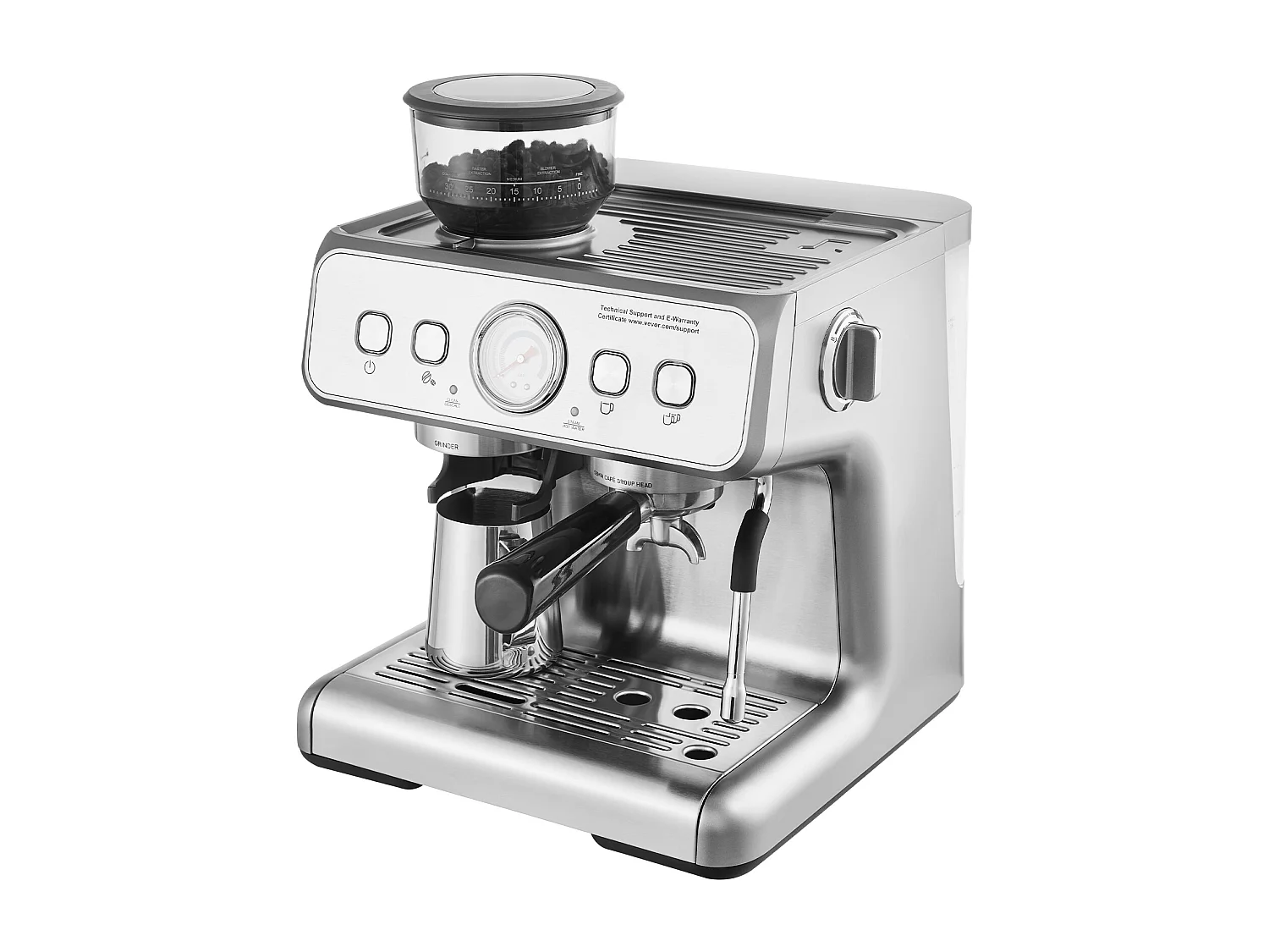 Machines à café SucceBuy Machine Expresso  avec Broyeur 15 Bars Semi-Automatique