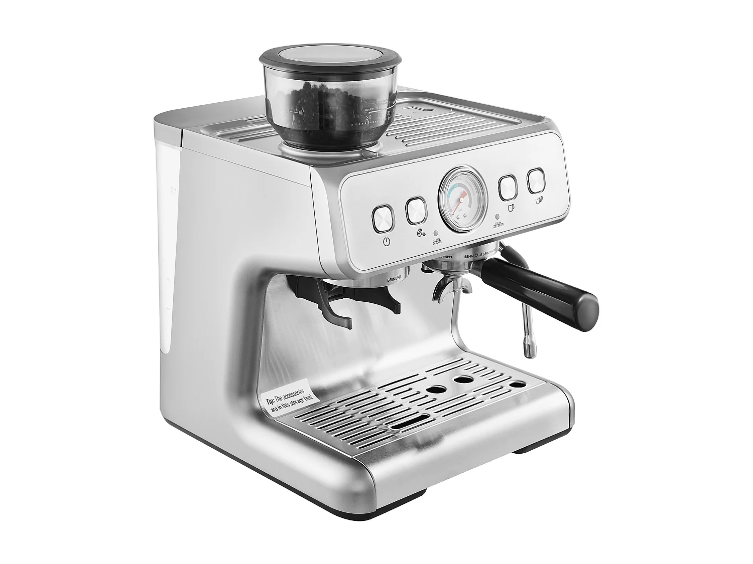 Machines à café SucceBuy Machine Expresso  avec Broyeur 15 Bars Semi-Automatique