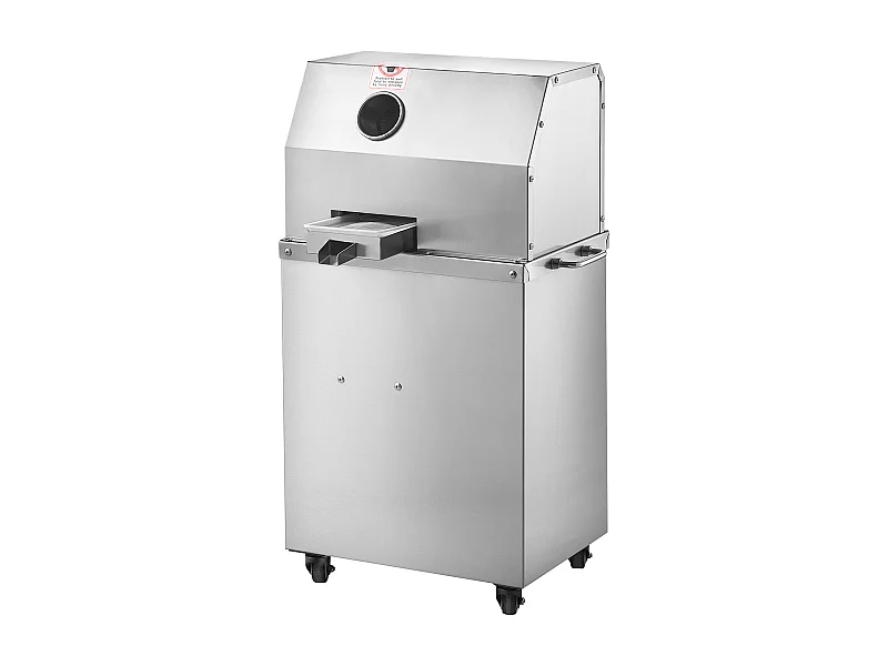 Extrator de Suco de Cana-de-Açúcar Elétrico SucceBuy 800 W, Rendimento de 300 kg/h, 4 Rolos, Grande 6,1 cm