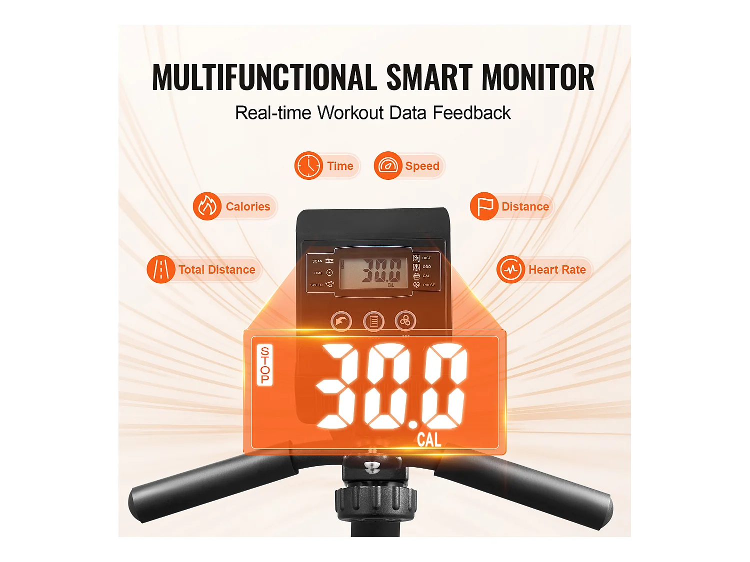 Vélo d'Appartement, SucceBuy Vélo d'Exercice Couché Adulte Senior Fit Vélo Stationnaire à Résistance Magnétique