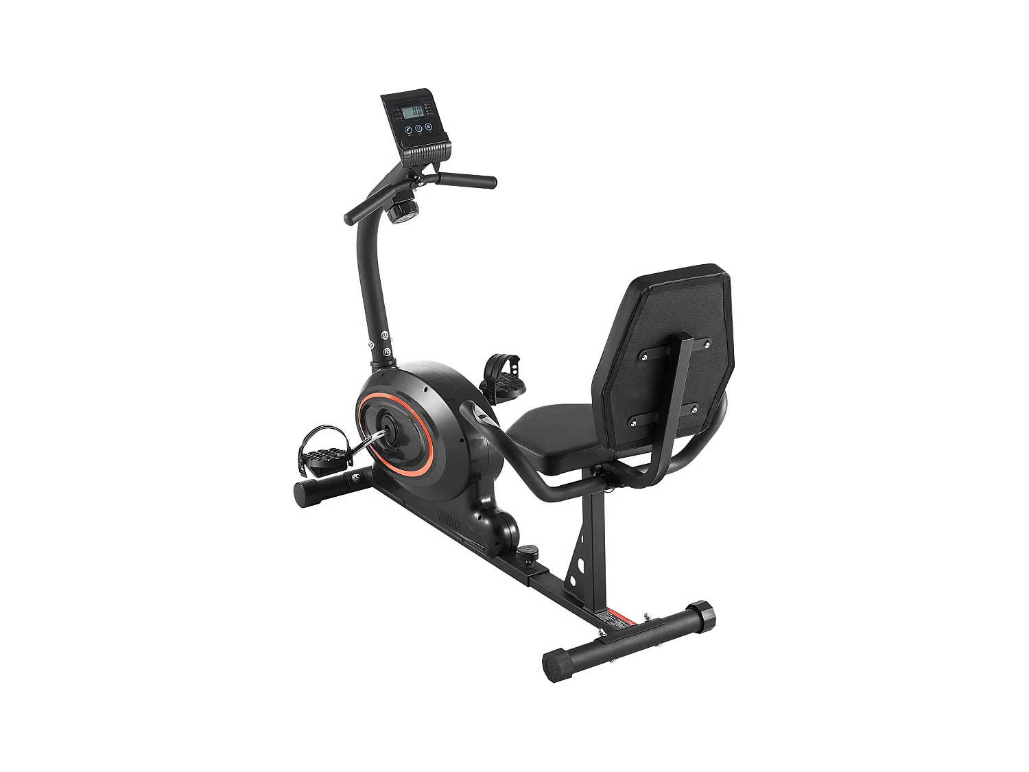 Vélo d'Appartement, SucceBuy Vélo d'Exercice Couché Adulte Senior Fit Vélo Stationnaire à Résistance Magnétique