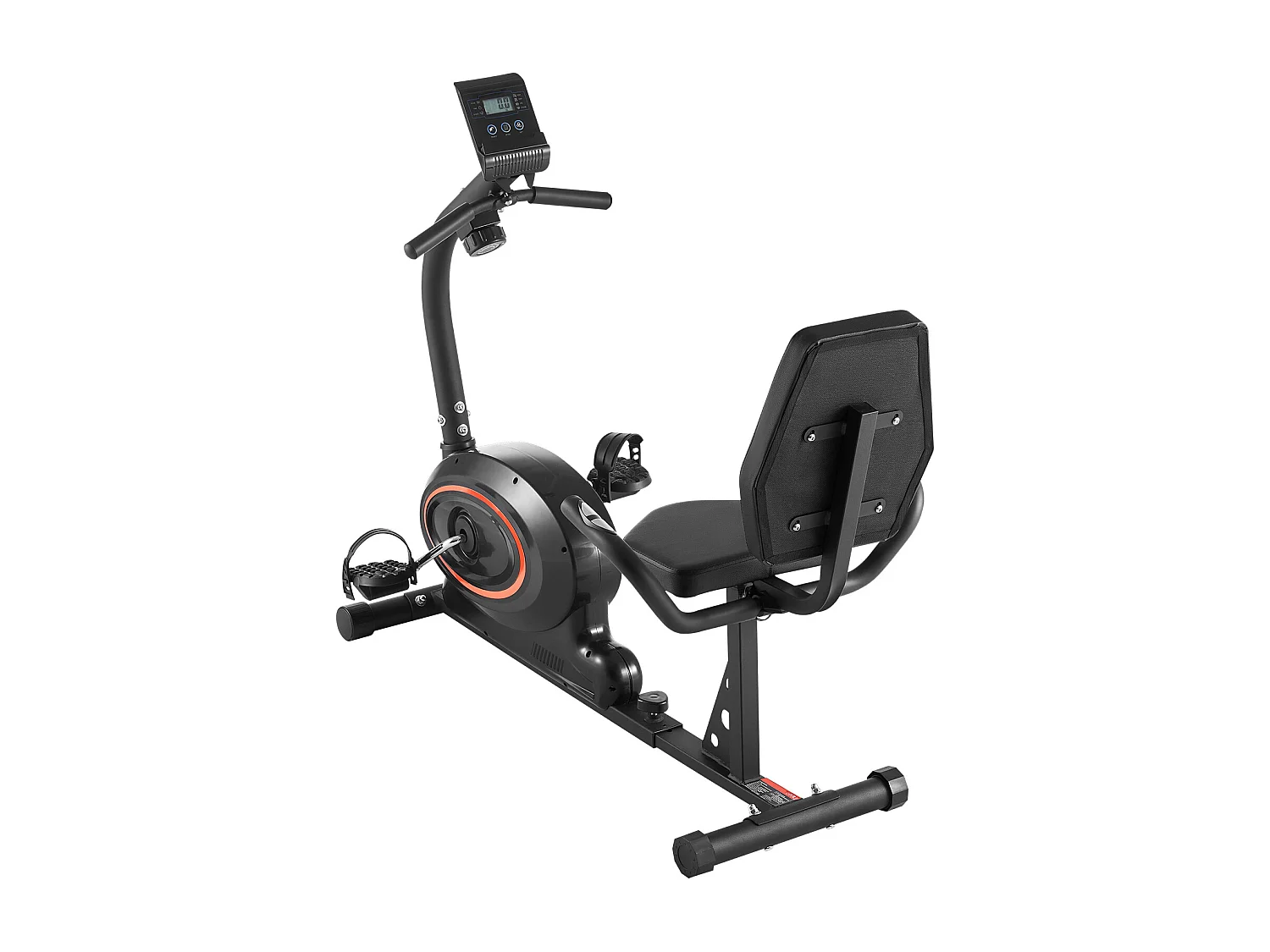 Vélo d'Appartement, SucceBuy Vélo d'Exercice Couché Adulte Senior Fit Vélo Stationnaire à Résistance Magnétique